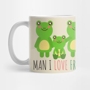 Man I Love Family Frogs Mug